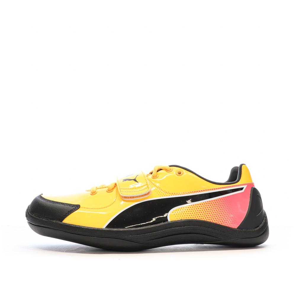 Chaussures d'Athlétisme Orange/Rose Homme Puma Evospeed Throw pas cher