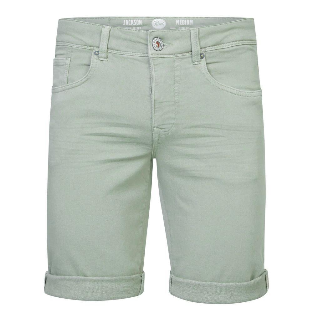 Short Gris/Bleu Homme Petrol Industries O005 pas cher