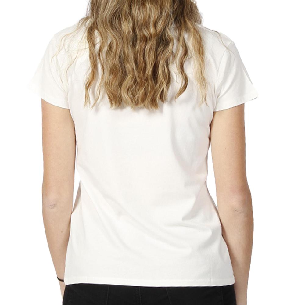 T-shirt Blanc Femme Teddy Smith Mia vue 2