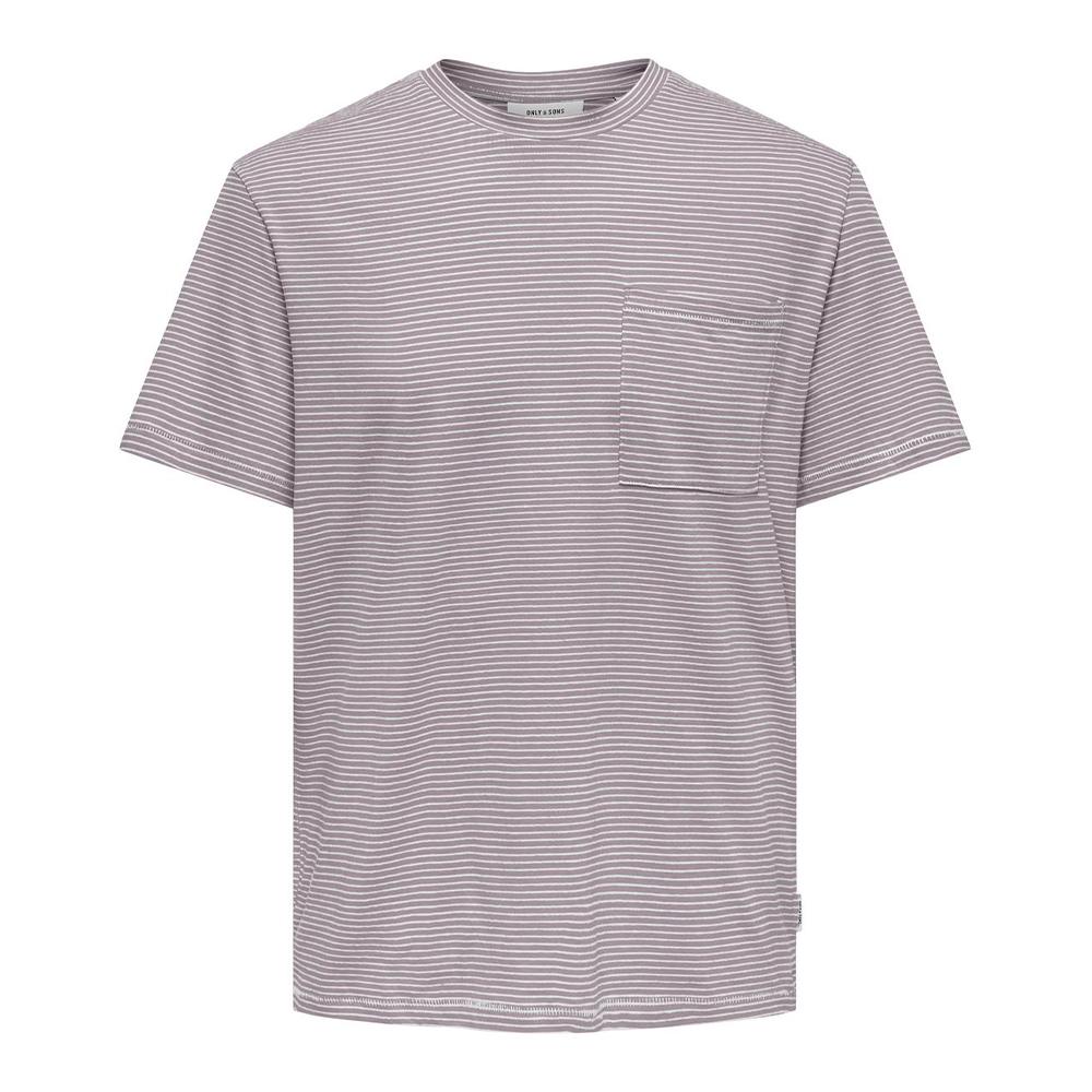 T-shirt Mauve Homme Only & Sons Onsbale pas cher