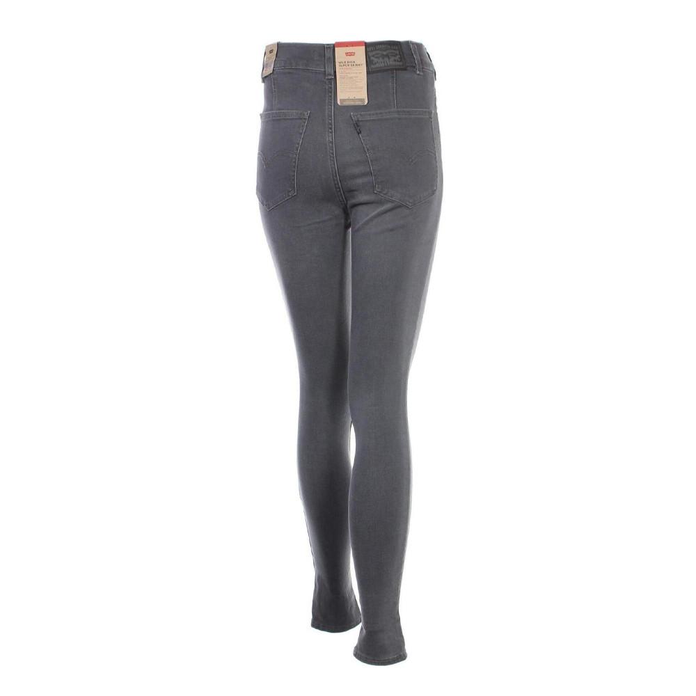 Jean Super Skinny Gris Femme Levi's A0985 vue 2