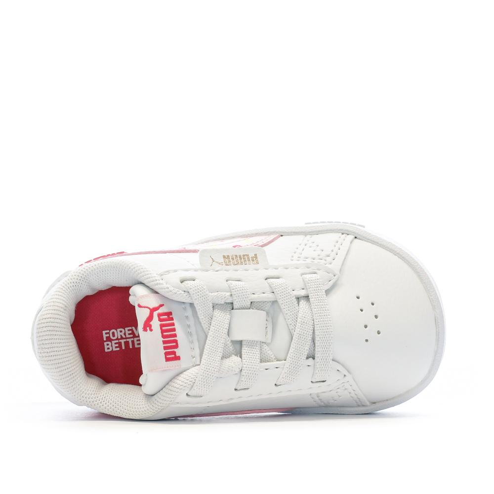 Baskets Blanche/Rose Fille Puma Jada Sprinkles vue 4