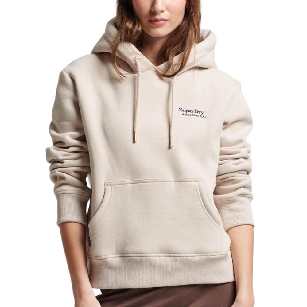 Sweat à capuche Ecru Femme Superdry W2012049A-9VB pas cher