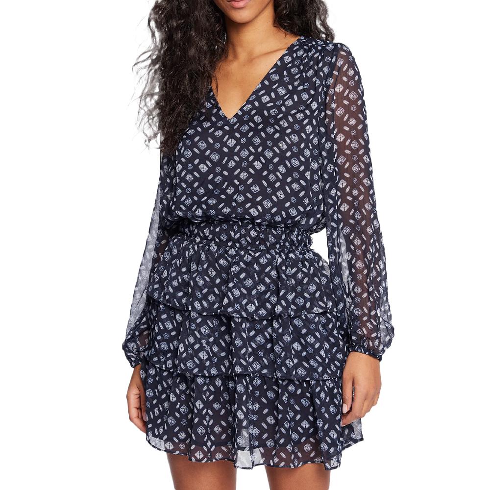 Robe Bleu à Motifs Femme Pepe jeans Eyra pas cher