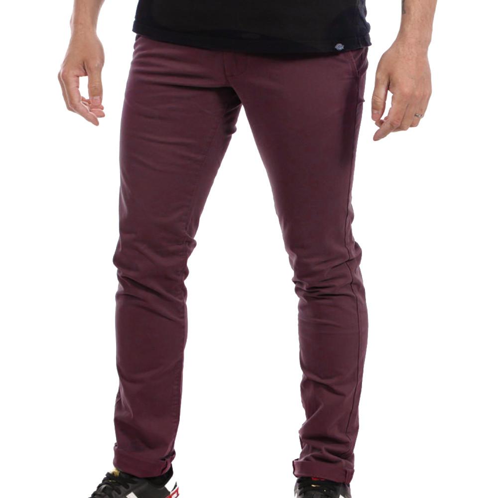 Pantalon Chino Prune Homme Teddy Smith 10115957D pas cher