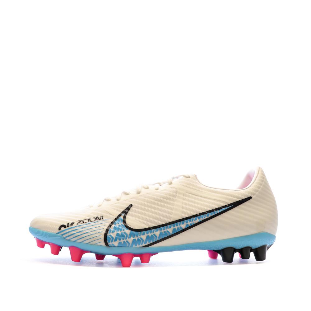 Chaussures de Foot Blanc Bleu Homme Nike Zoom Vapor 15 Academy AG Espace des marques