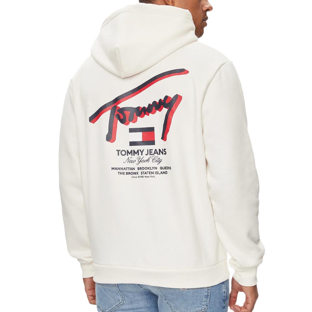 Sweat à Capuche Blanc Homme Tommy Hilfiger Reg Street vue 2