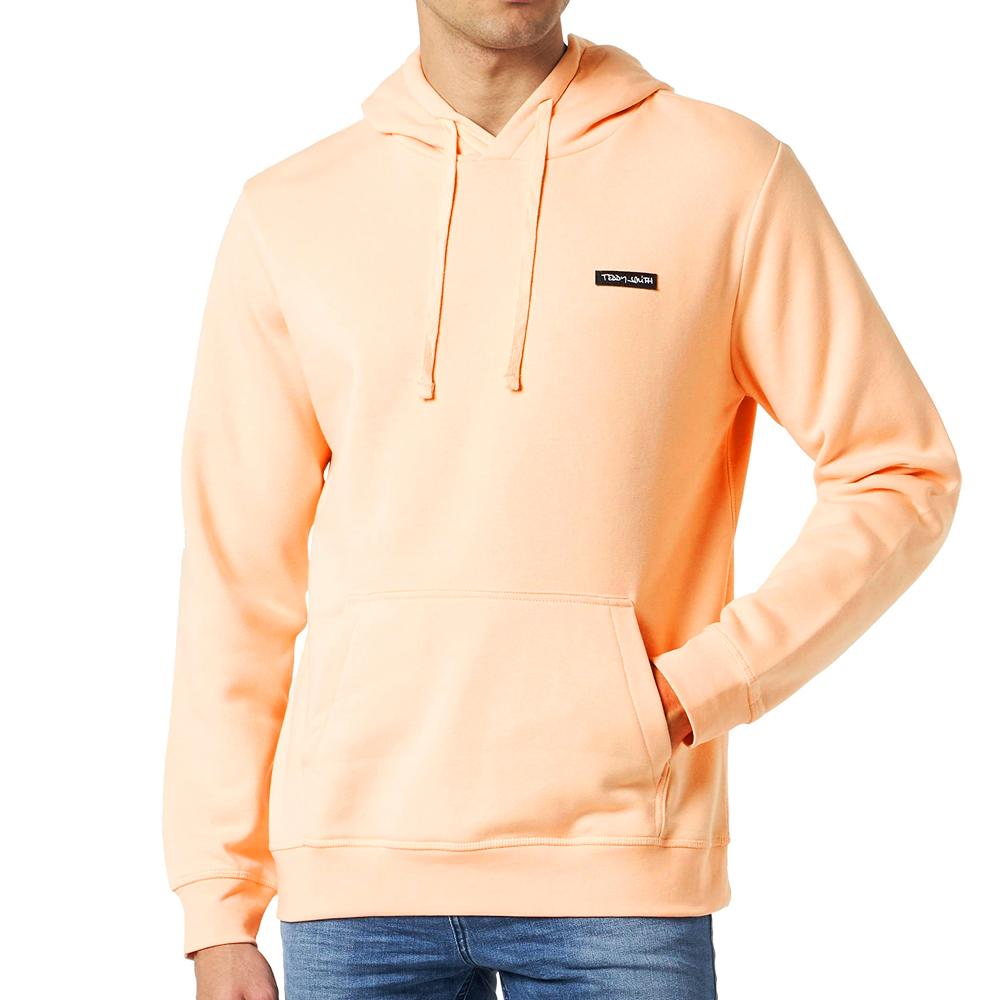 Sweat Corail Homme Teddy Smith Hoody pas cher