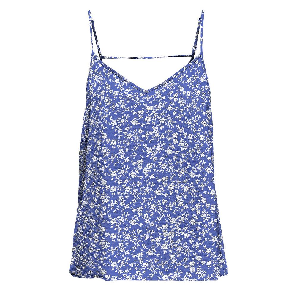 Top Bleu/Blanc à Motifs Femme Only Nova Life Paris pas cher