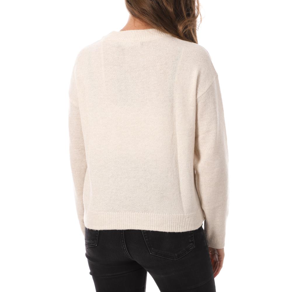 Pull Écru Femme Vero Moda Storm vue 2