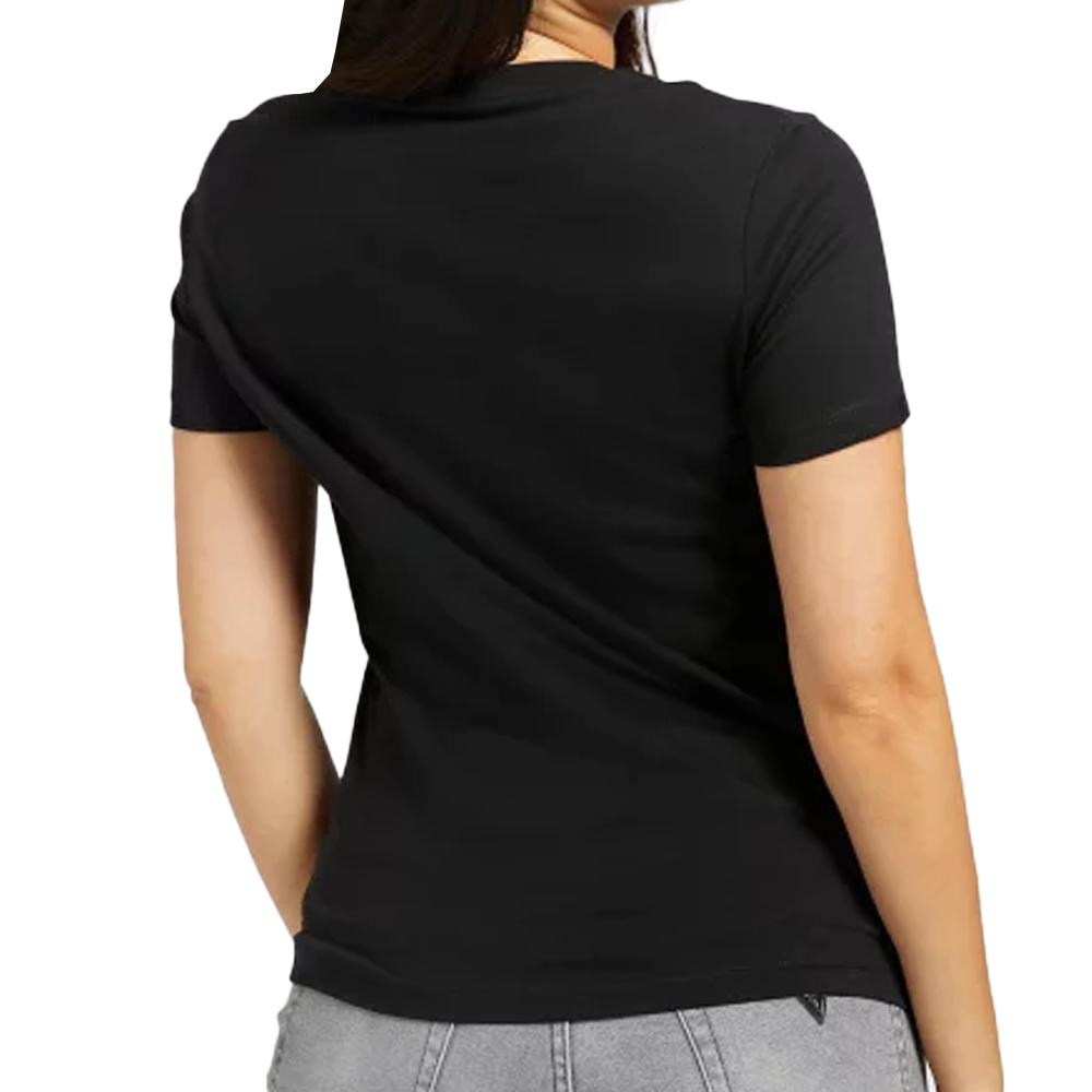 T-shirt Noir Femme Guess Tatiana vue 2