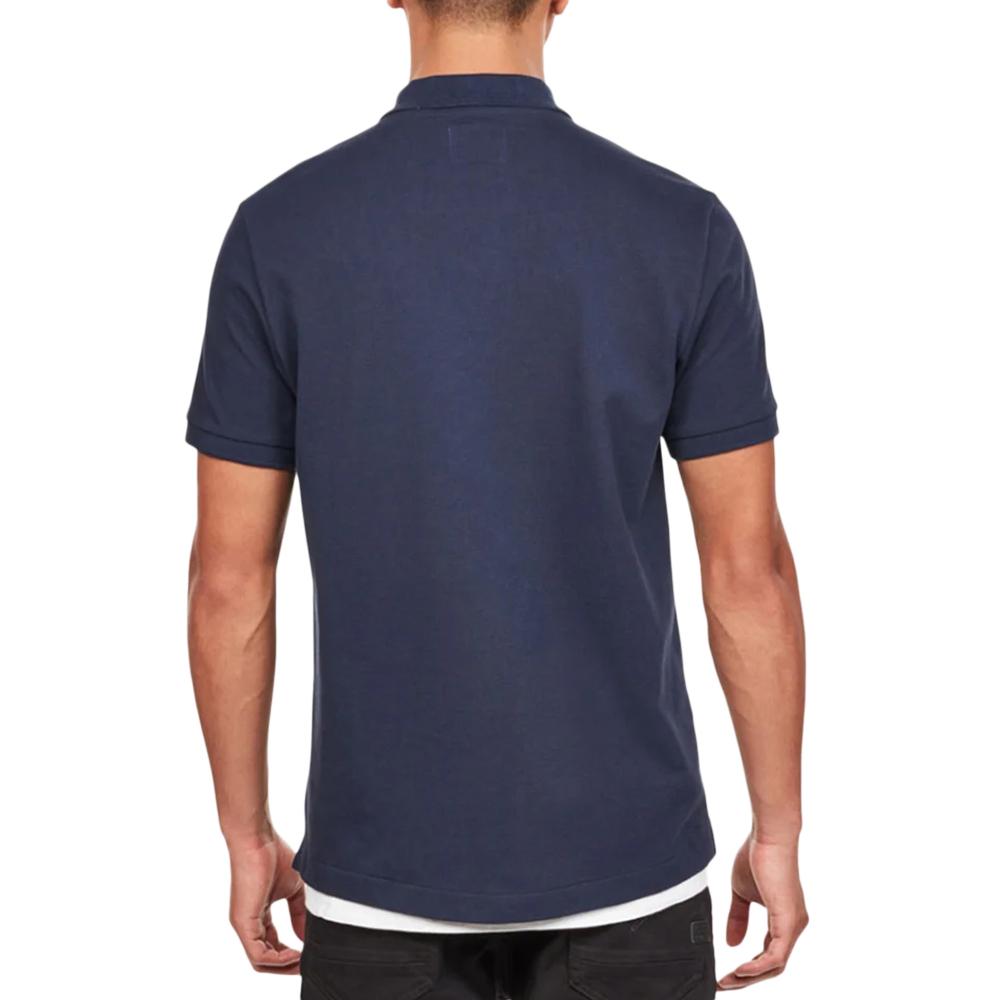 Polo Marine Homme G-Star Dunda vue 2