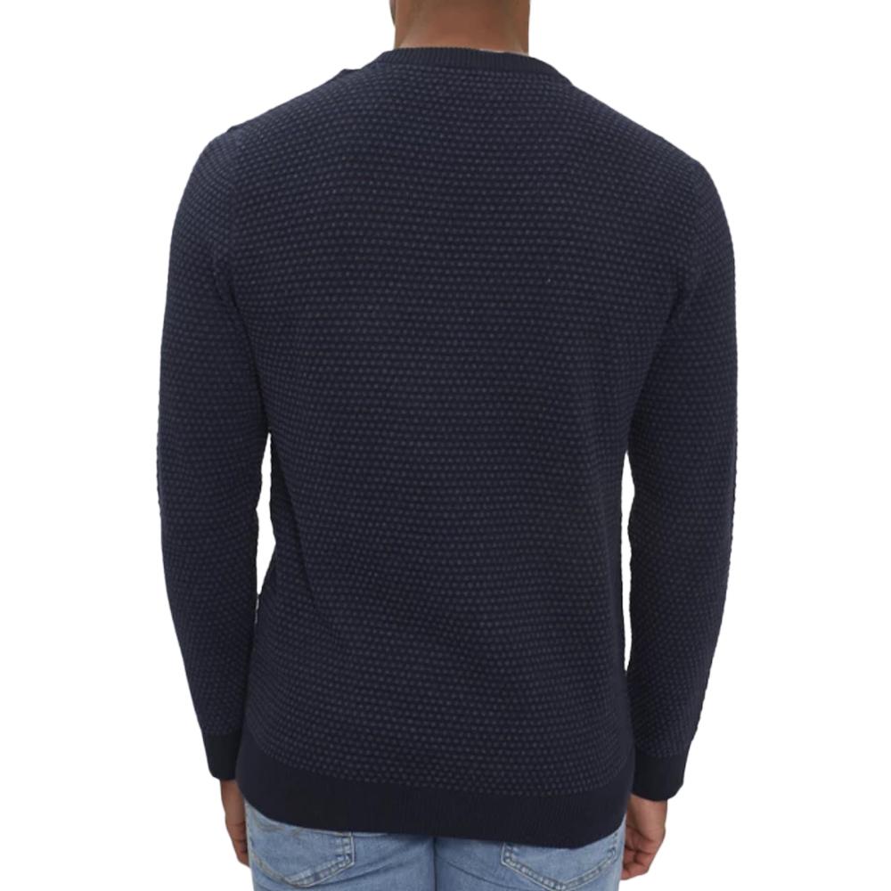 Pull Marine Homme Jack & Jones Whatlas vue 2