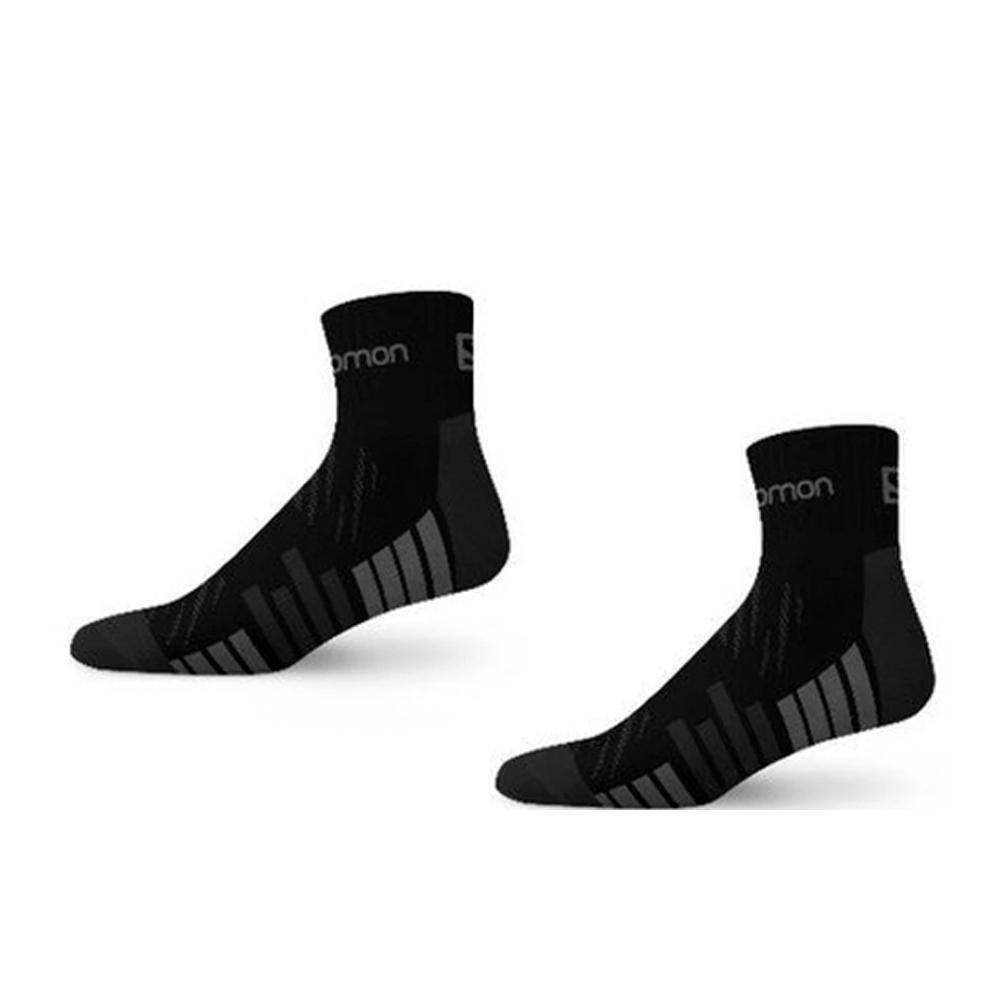 X2 Paires de Chaussettes Noir Mixte Salomon Salomon Active 2 pas cher