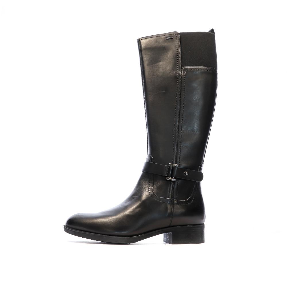 Bottes Noires Femme Geox Felicity pas cher