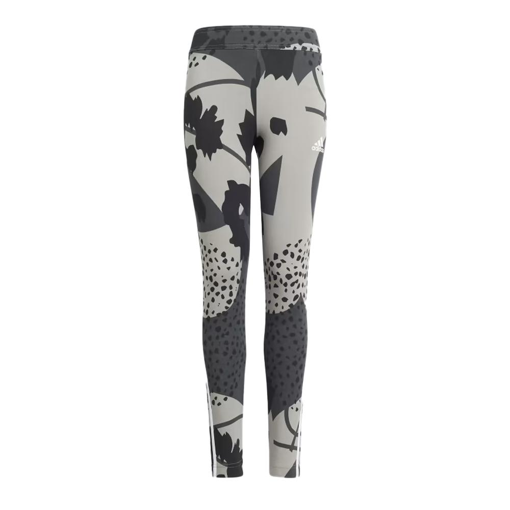 Legging Noir/Gris Fille Adidas  H26604 pas cher