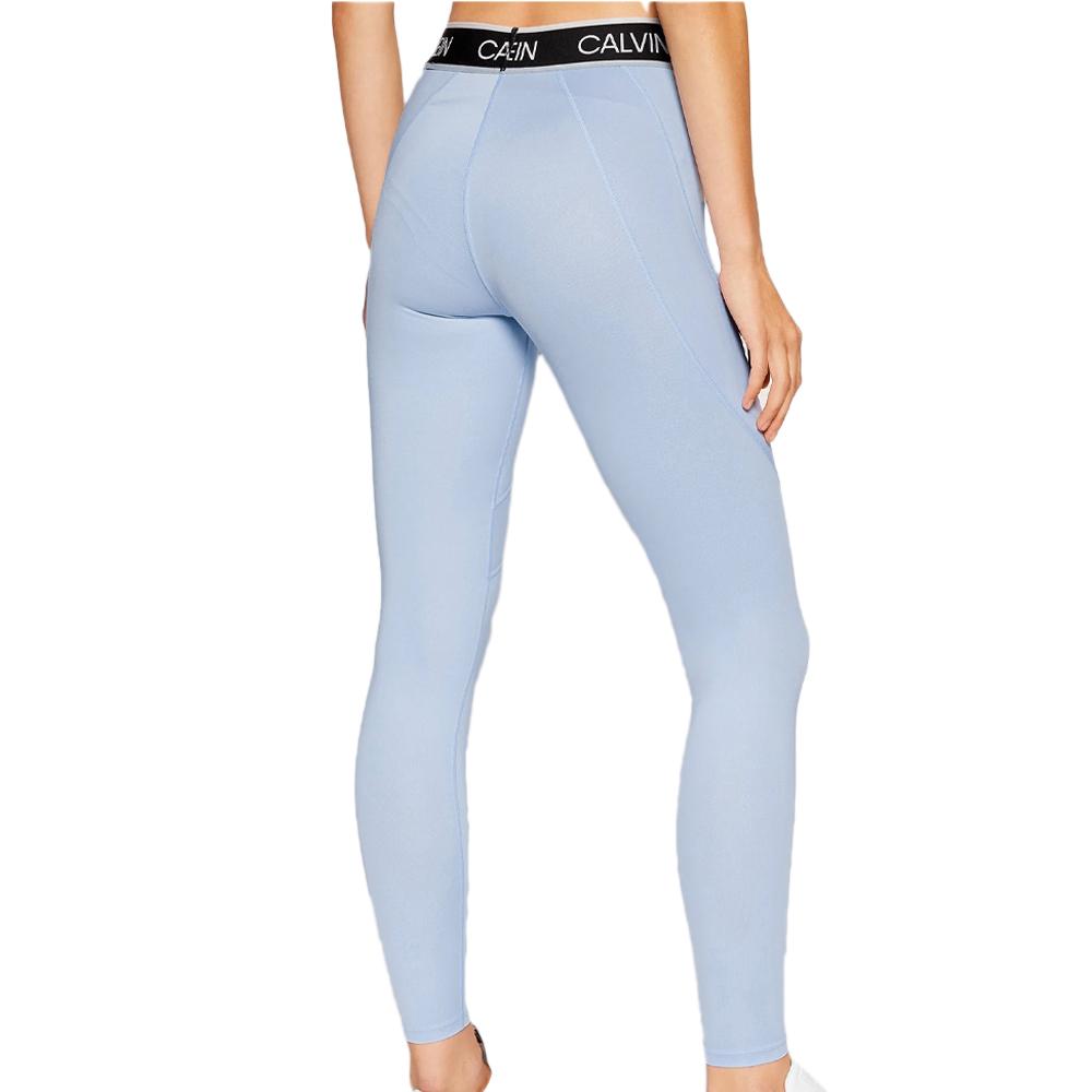 Legging Bleu Femme Calvin Klein 00GWT1L661 vue 2