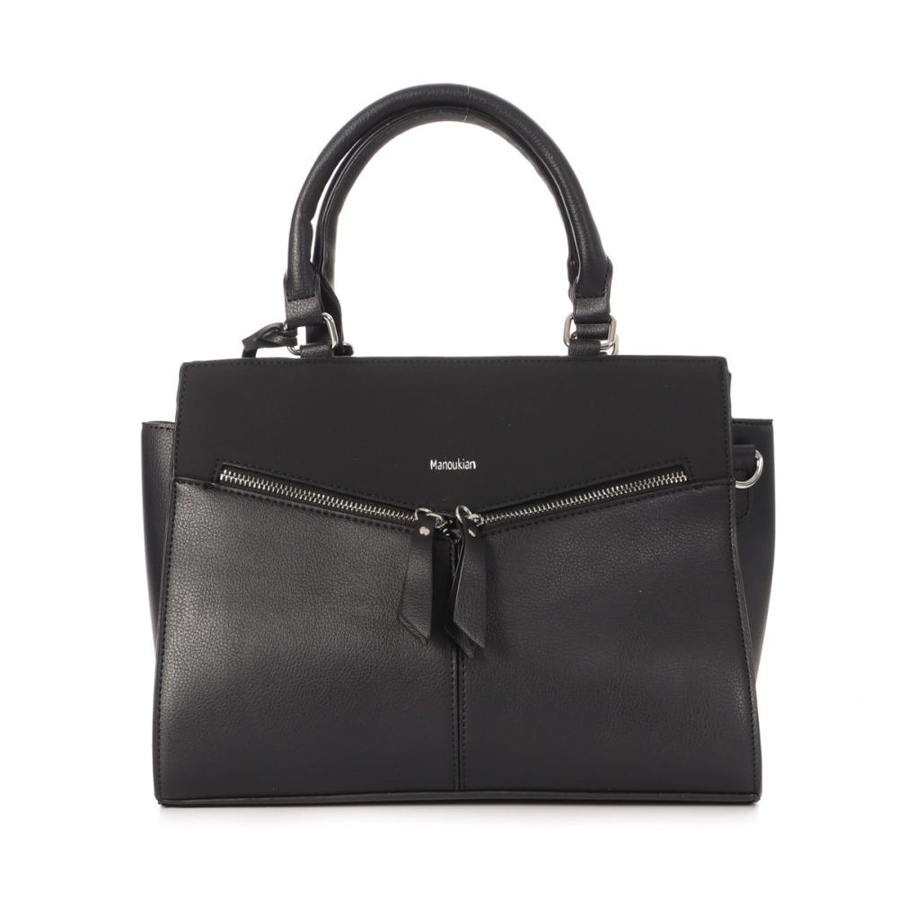 Sac à main Noir Femme Manoukian Hupton pas cher