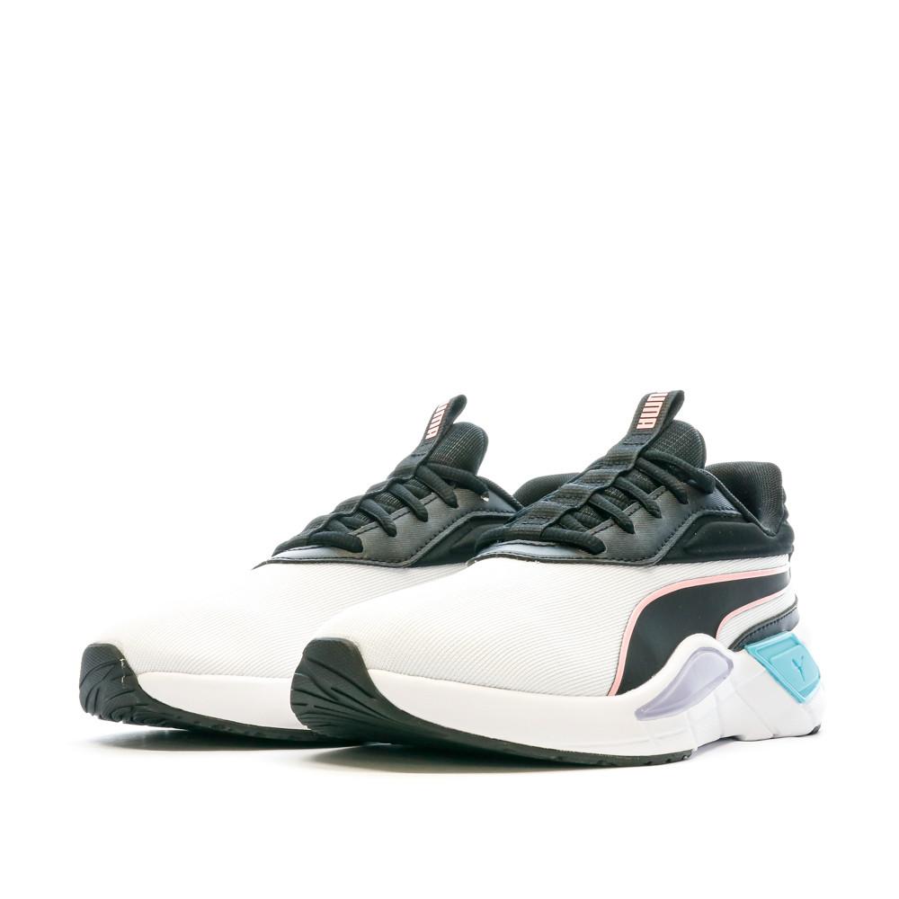 Baskets Noires/Blanches/Bleu Femme Puma Lex vue 6