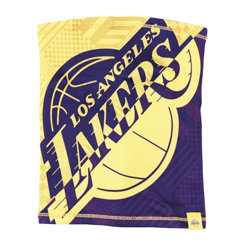 LOS ANGELES LAKERS Cache Cou Jaune/Violet Homme NBA Protective Gaiter pas cher