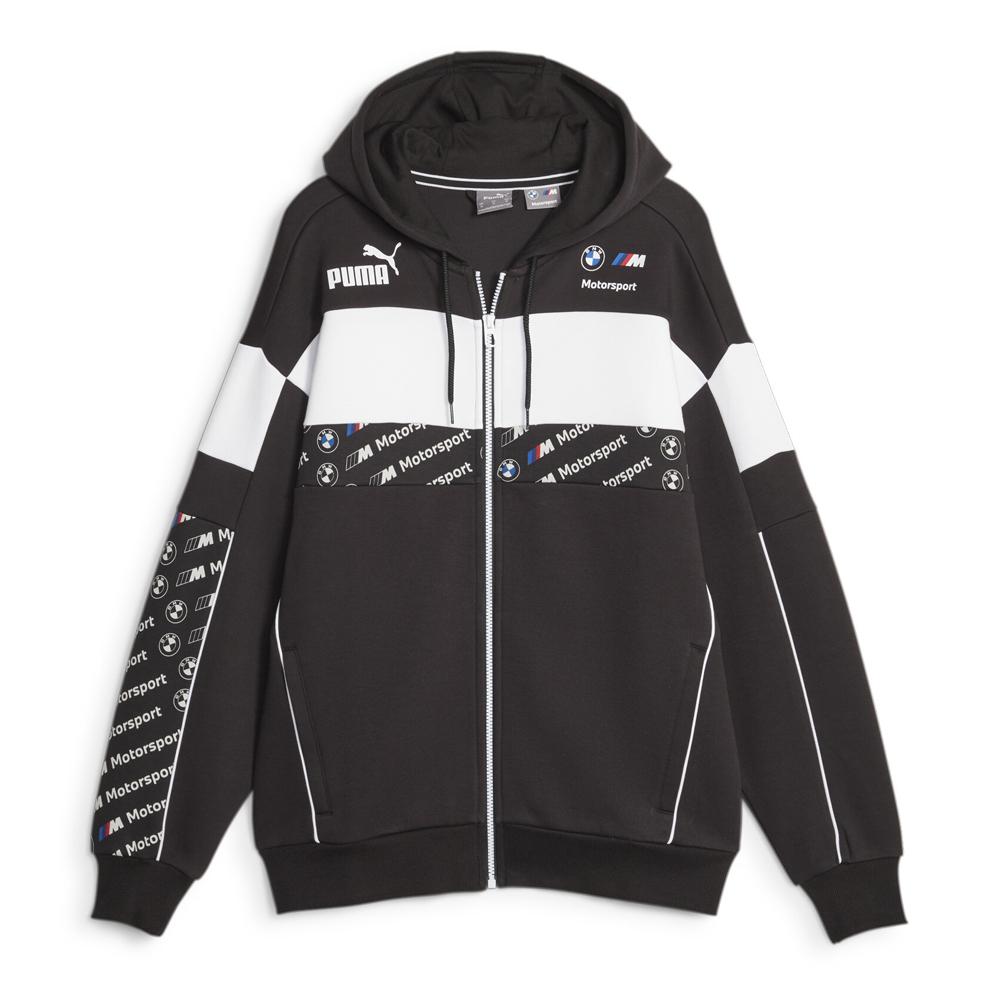 Sweat Zippe à Capuche Noir Homme Puma Bmw  621866 pas cher