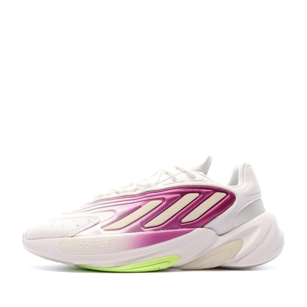 Baskets Blanc Violet Femme Adidas Ozelia Espace des marques