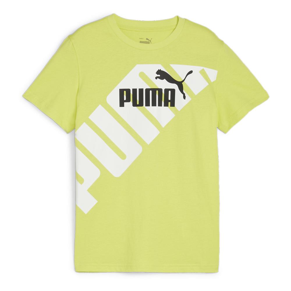 T-shirt Vert Garçon Puma Power Graphic pas cher