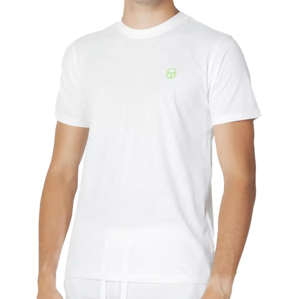 T-shirt Blanc Homme Sergio Tacchini Iconic pas cher