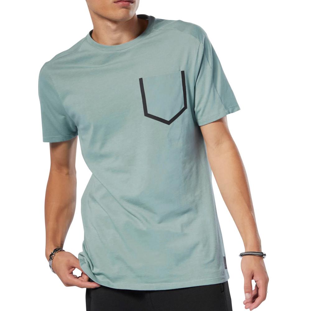 T-shirt Bleu Homme Reebok Move Tee pas cher