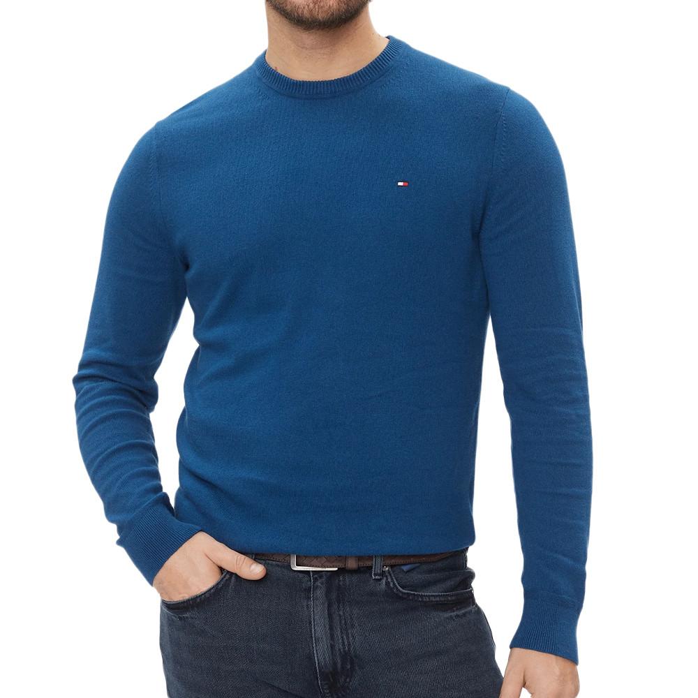 Pull Bleu Homme Tommy HilfigerPima pas cher