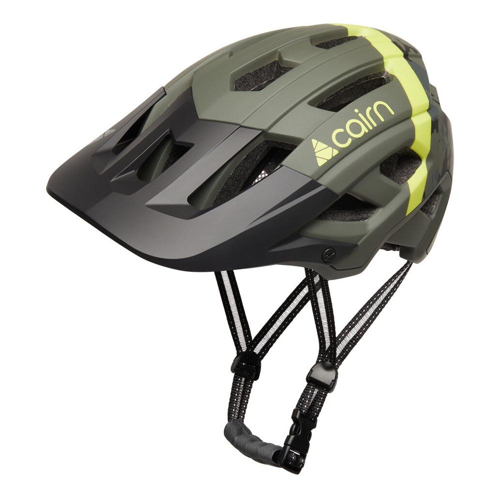 Casque de vélo Gris/Jaune Adulte Cairn Dust II pas cher