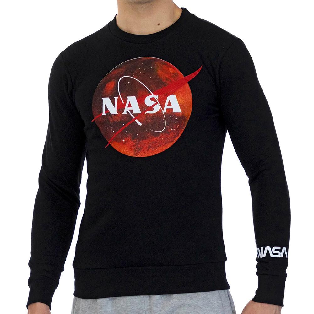 Sweat Noir Homme Nasa 12S pas cher