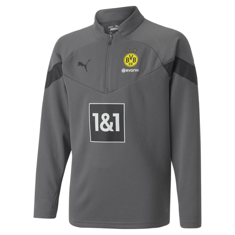 Borussia Dortmund Sweat Gris football Garçon Puma 2022/23 pas cher