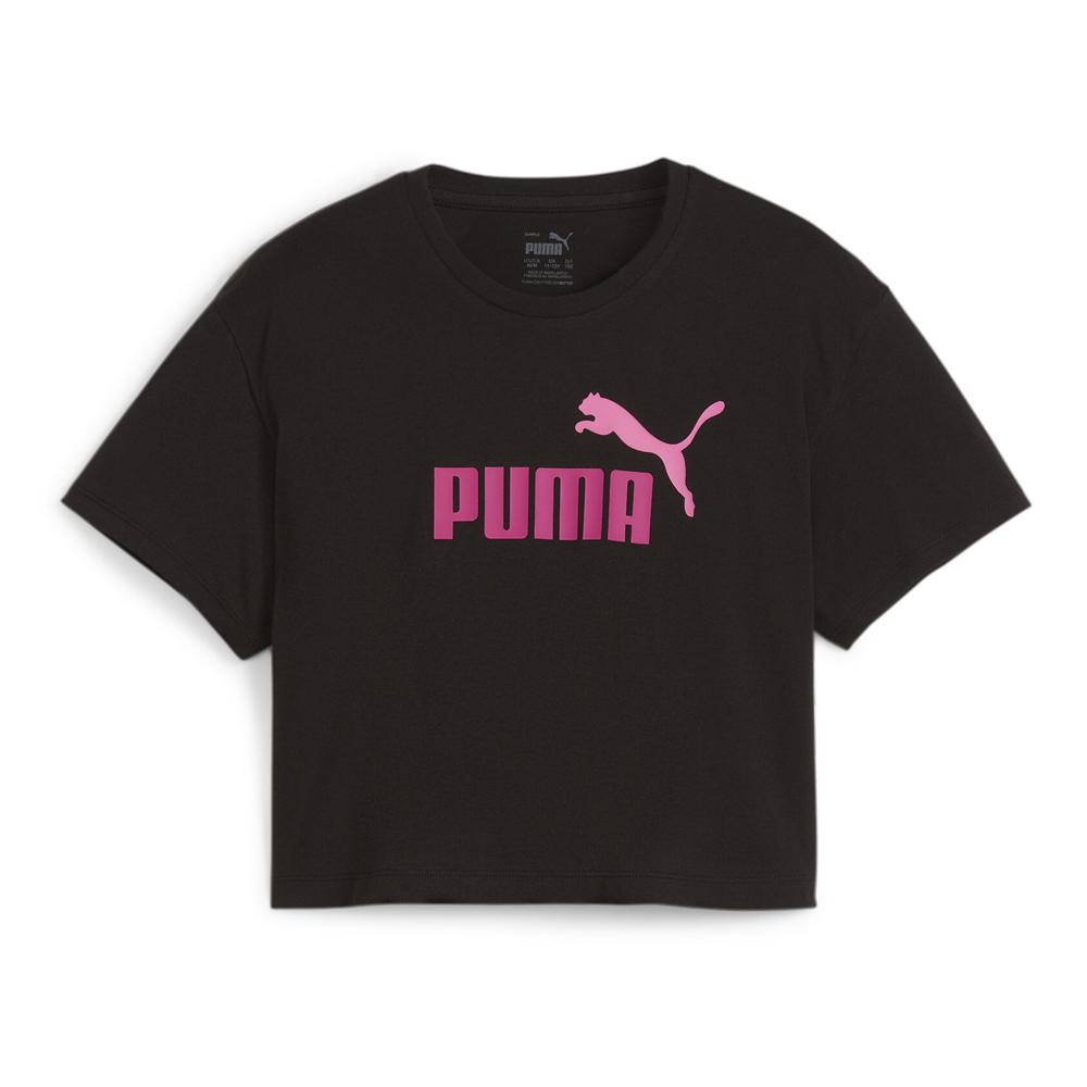 Crop top Noir/Rose Fille Puma 845346 pas cher