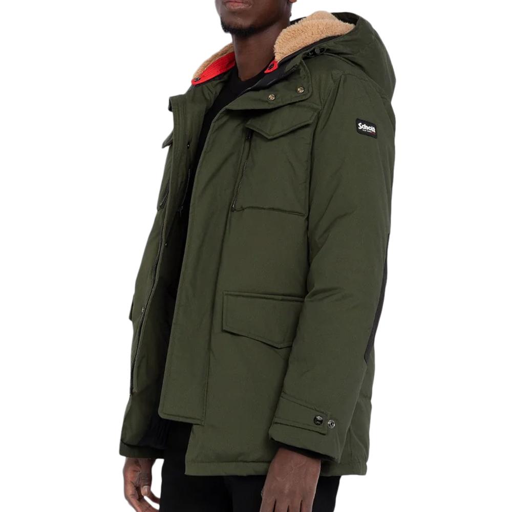 Parka Kaki Homme Schott Parka WESSON pas cher