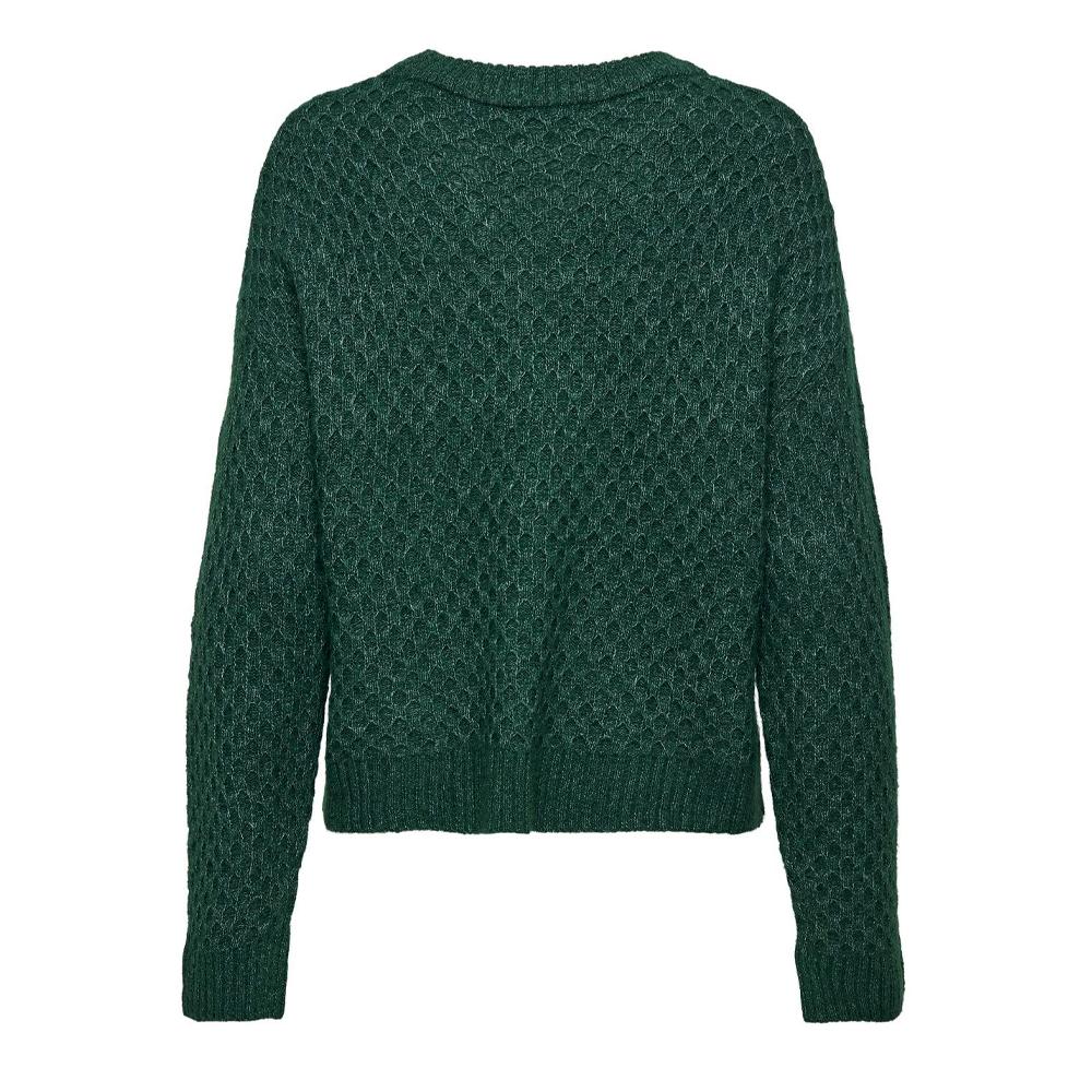 Pull Vert Foncé Femme JDY Bigum vue 2