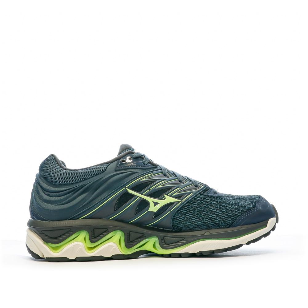 Chaussures de running Gris/Bleu Homme Mizuno Wave Paradox vue 2