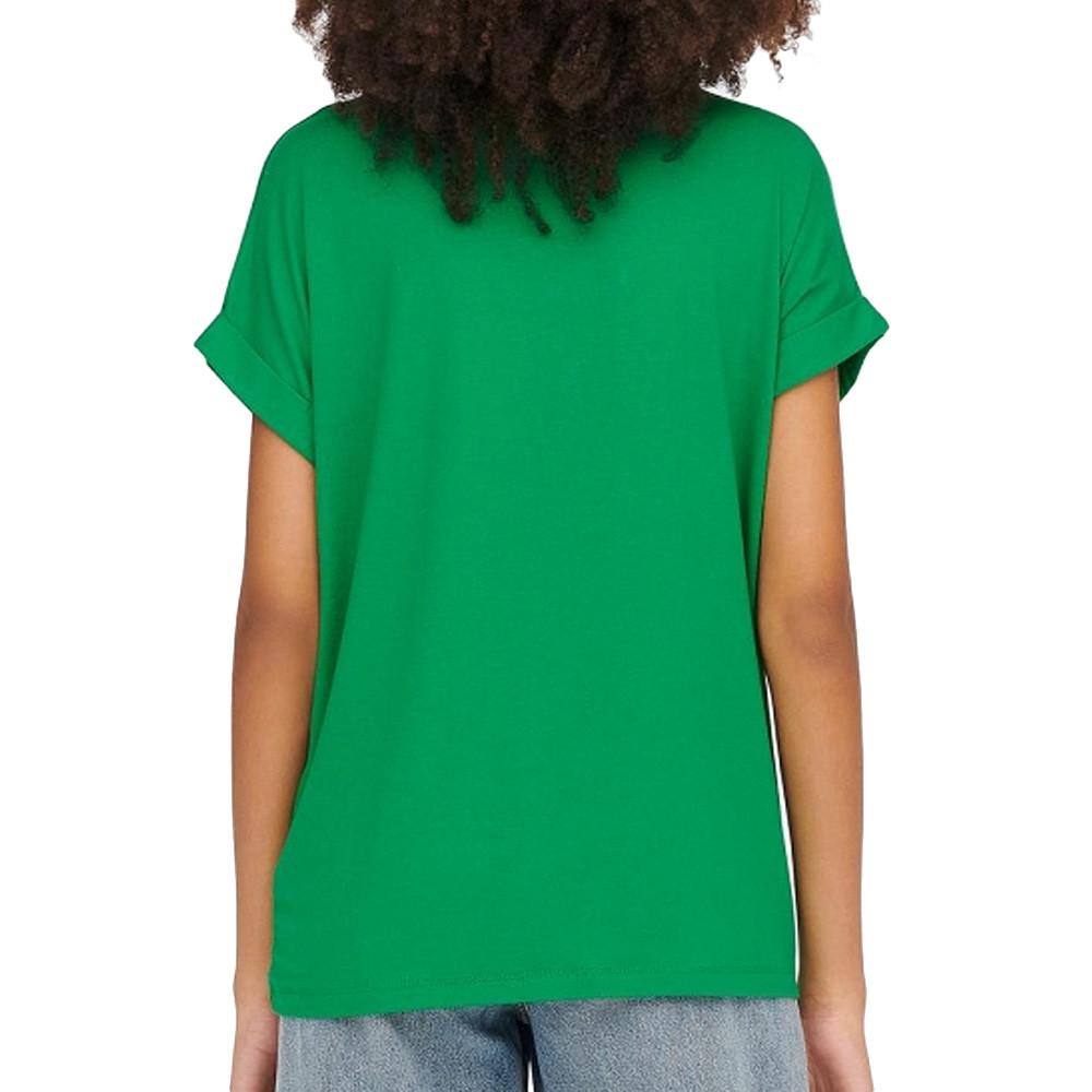 T-shirt Vert Femme Only Moster vue 2