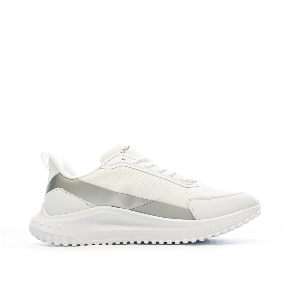 Baskets Blanches/Grises Homme Calvin Klein Jeans Eva Runner Lowlaceup vue 2