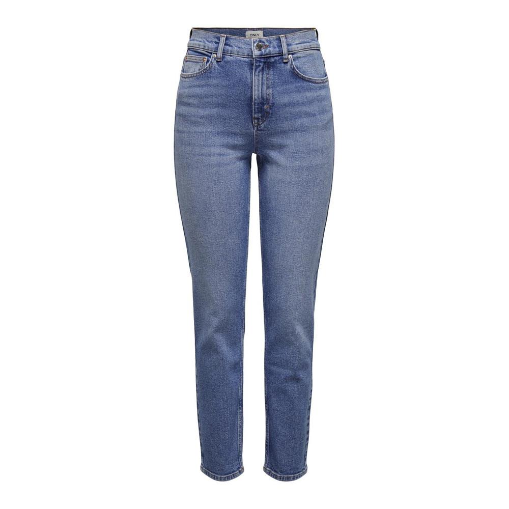 Jean Mom Bleu Femme Only Sik Espace des marques