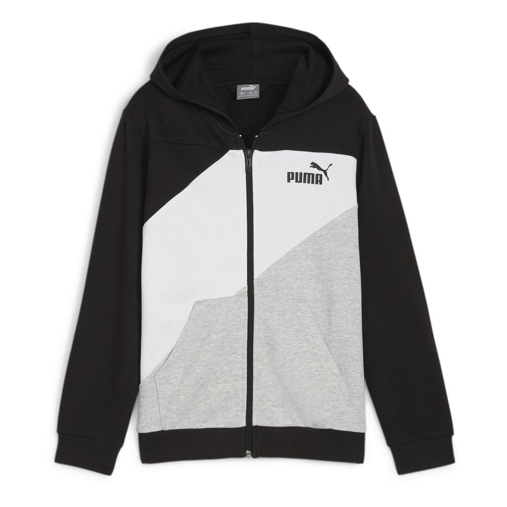 Sweat zippé Noir Garçon Puma 679251 pas cher