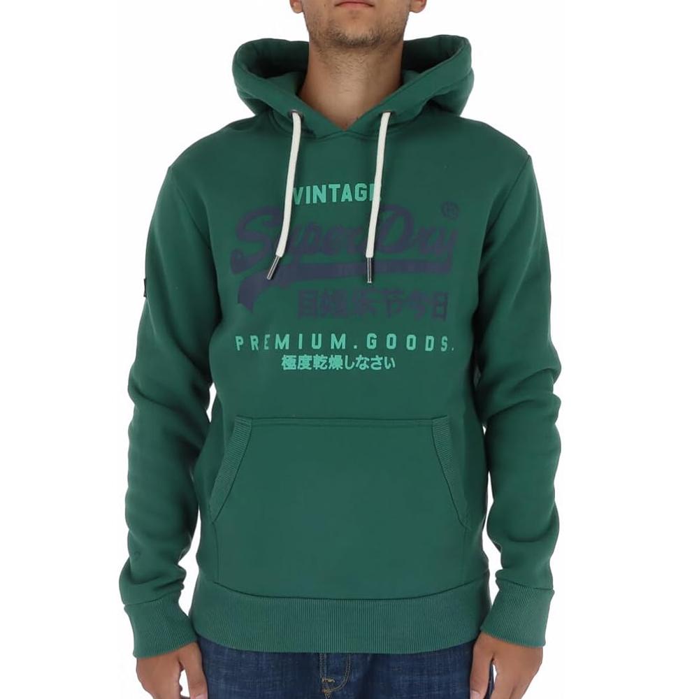 Sweat superdry vert homme sale