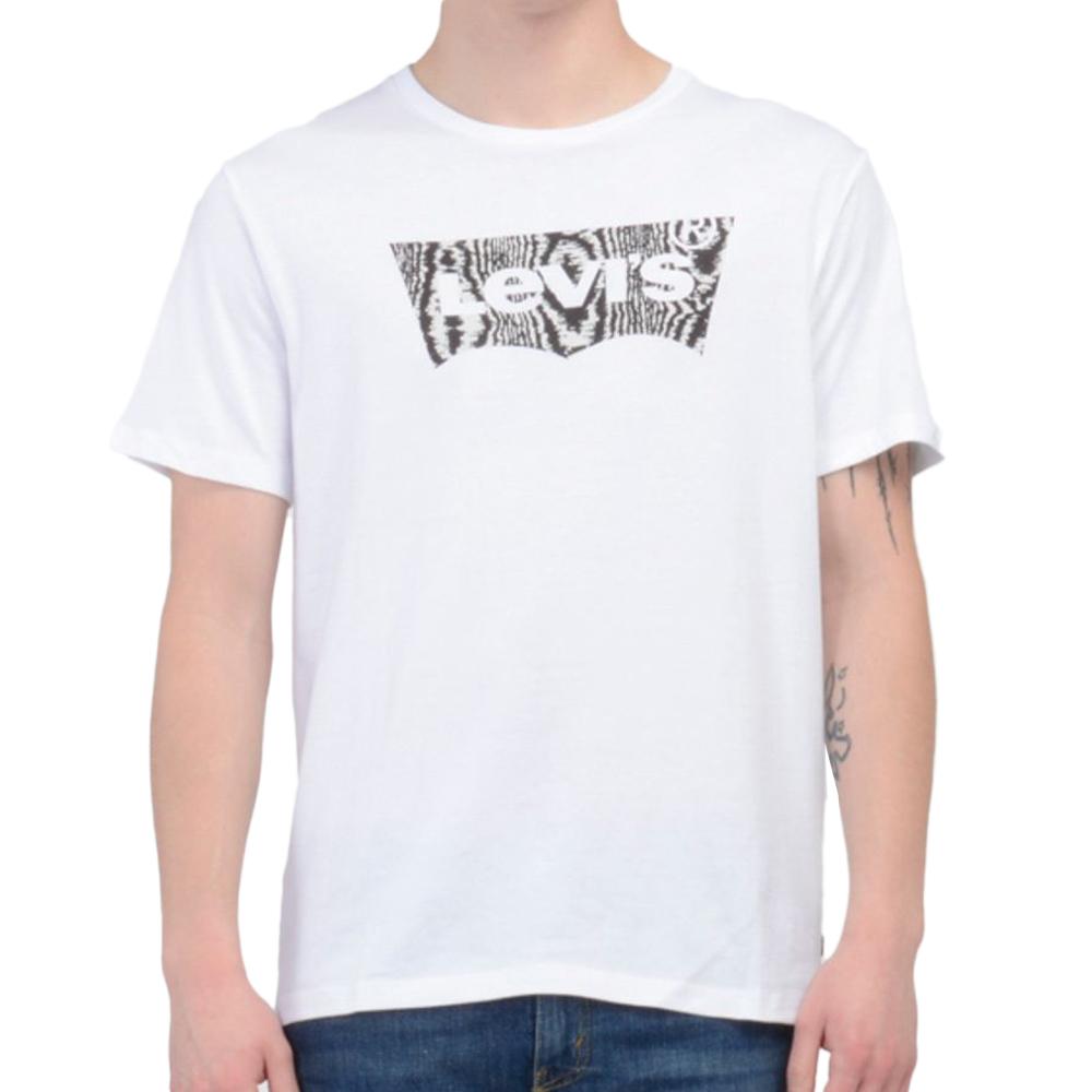 T-shirt Blanc Homme Levi's Graphic pas cher