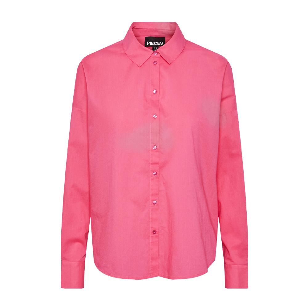 Chemise Manches Longues Rose Femme Pieces Tanne pas cher