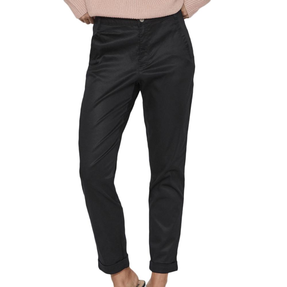 Pantalon Chino Noir Femme Vila new pant pas cher