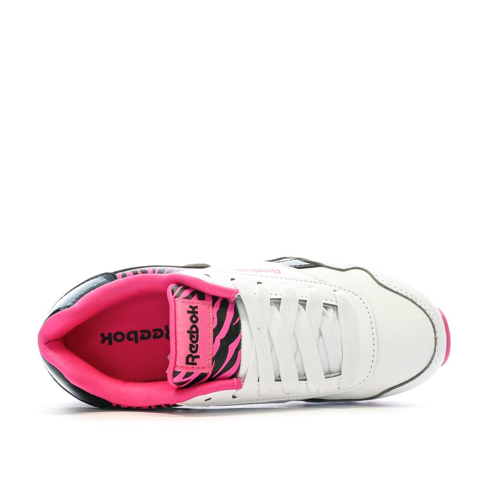 Baskets Noir/Rose Fille Reebok Royal vue 4