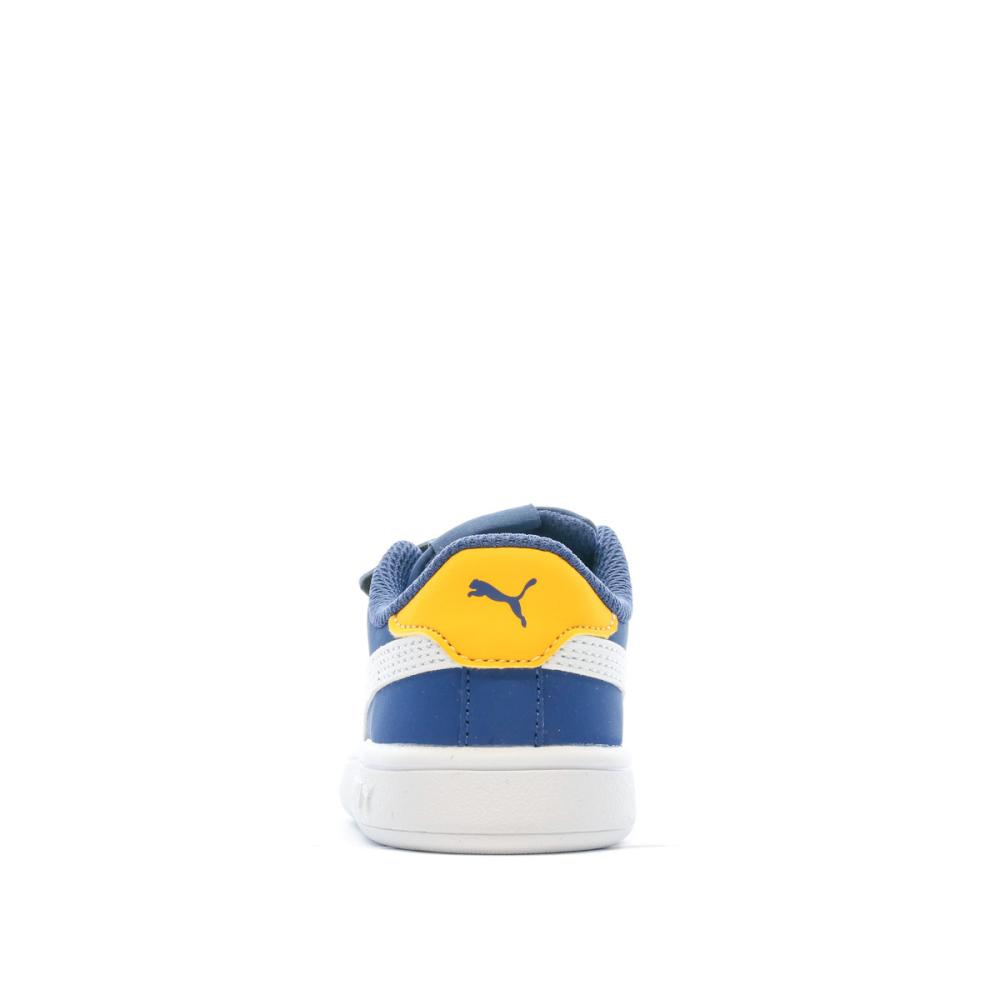 Baskets Bleu Bébé Garçon Puma Smash v2 Buck V Inf vue 3