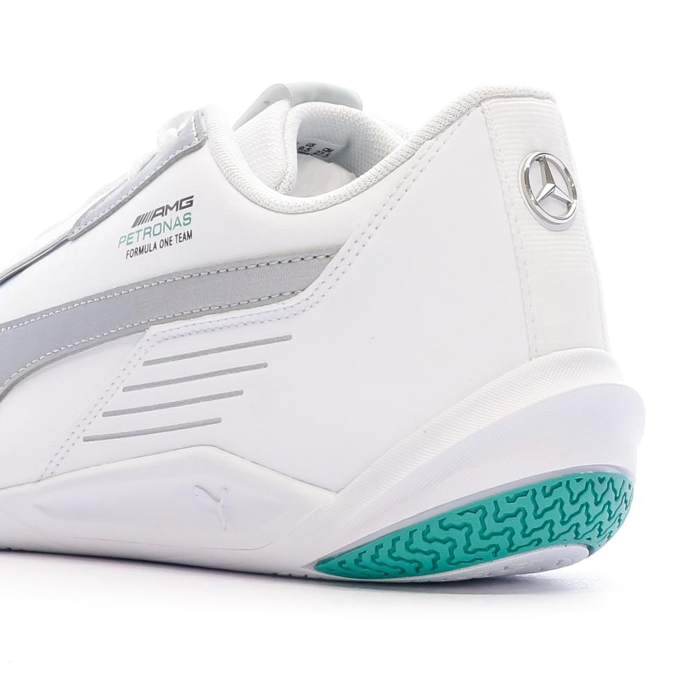 Baskets Blanc Homme Puma Mercedes Mapf1 R-cat Machina vue 7