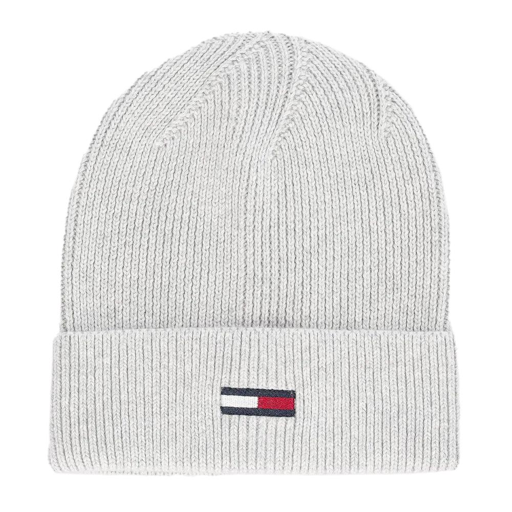 Bonnet Gris Femme Tommy Hilfiger Elongated pas cher