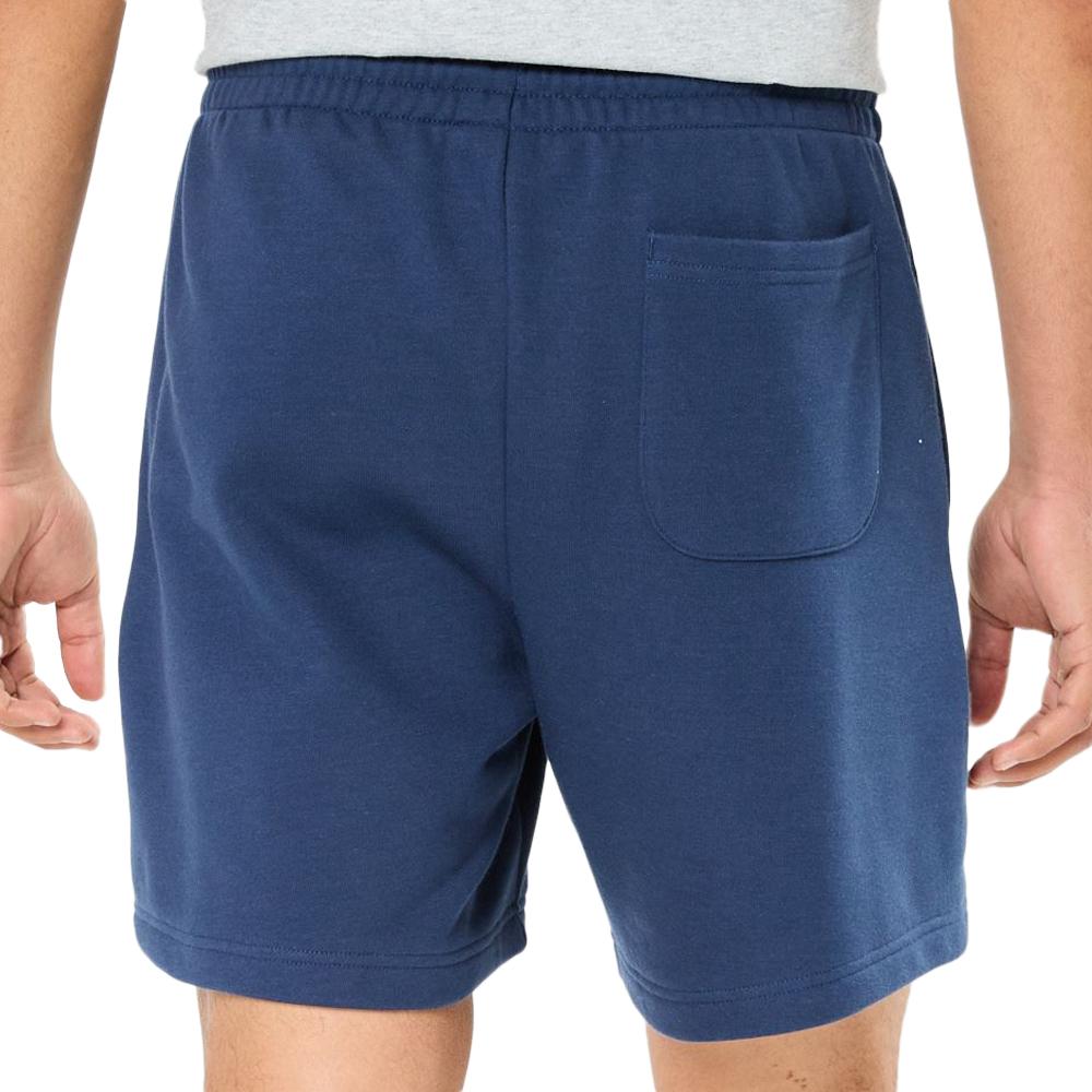 Short Bleu Homme New Balance French Terry vue 2